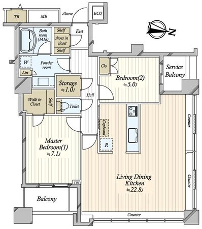 CHIBA CENTRAL TOWER 間取図 CHIBA CENTRAL TOWER 間取図