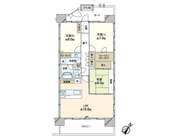 フェルモ千葉ミッドレジデンス 間取図 フェルモ千葉ミッドレジデンス 間取図