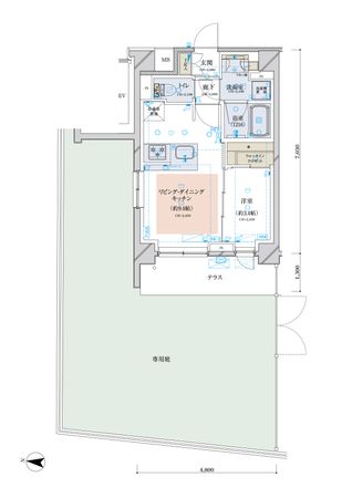シティインデックス墨田 間取図(平面図) シティインデックス墨田 間取図(平面図)