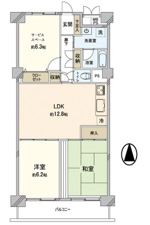 コープ野村亀戸 東棟 間取図 コープ野村亀戸 東棟 間取図