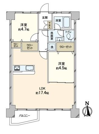 東陽町住宅 間取図 東陽町住宅 間取図