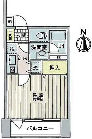 サンガーデン両国 間取図 サンガーデン両国 間取図