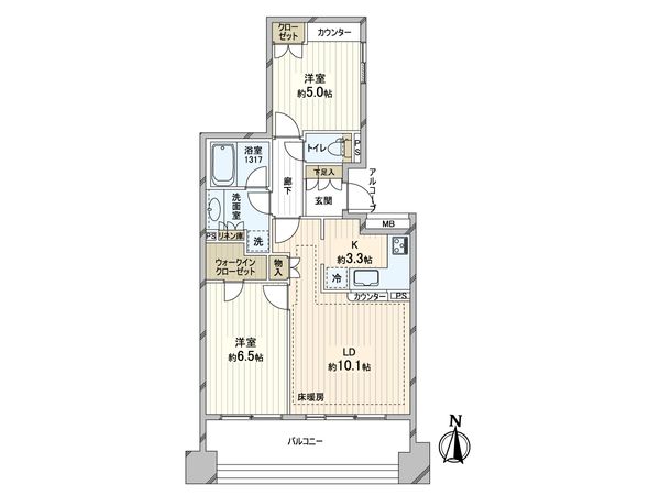 クレアシティ木場 間取図 クレアシティ木場 間取図