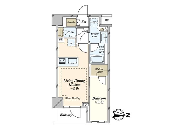 ルジェンテ両国 間取 ルジェンテ両国 間取