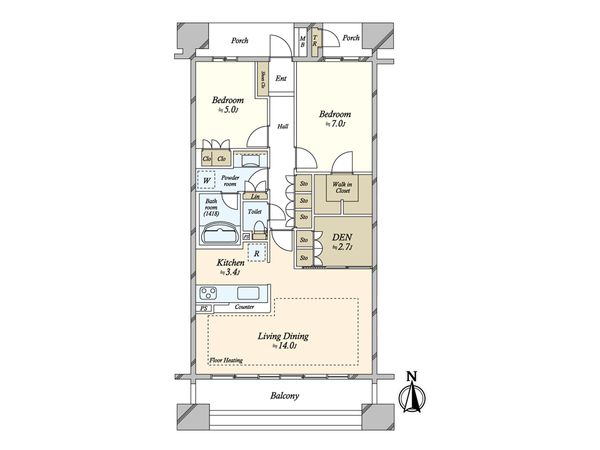 間取図(平面図) 間取図(平面図)