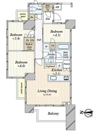 パークホームズ錦糸町猿江恩賜公園 間取図 パークホームズ錦糸町猿江恩賜公園 間取図