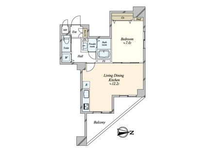 カーサ東新小岩 間取図 カーサ東新小岩 間取図