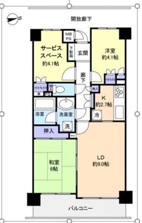 宮前平北パークホームズ 間取図(平面図) 宮前平北パークホームズ 間取図(平面図)