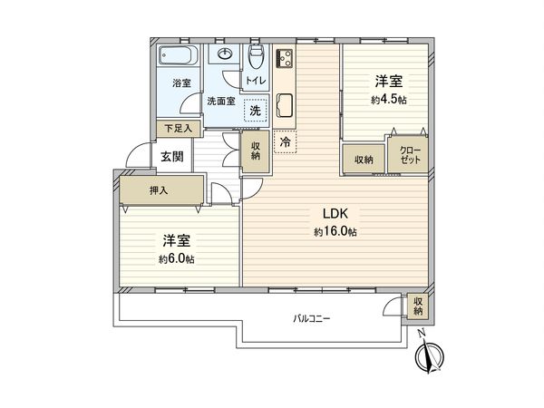 たまプラーザ団地5ー3号棟 間取図 たまプラーザ団地5ー3号棟 間取図