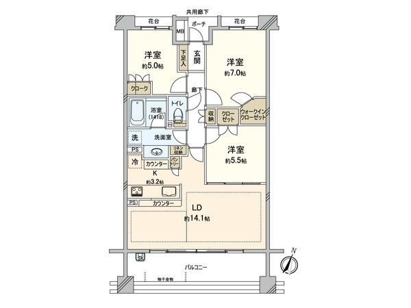パークフォリア青葉台つつじが丘レジデンス 間取図 パークフォリア青葉台つつじが丘レジデンス 間取図