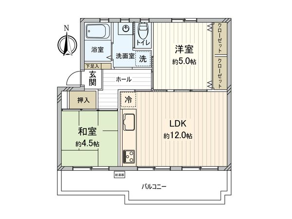 田園青葉台住宅4号棟 間取図 田園青葉台住宅4号棟 間取図