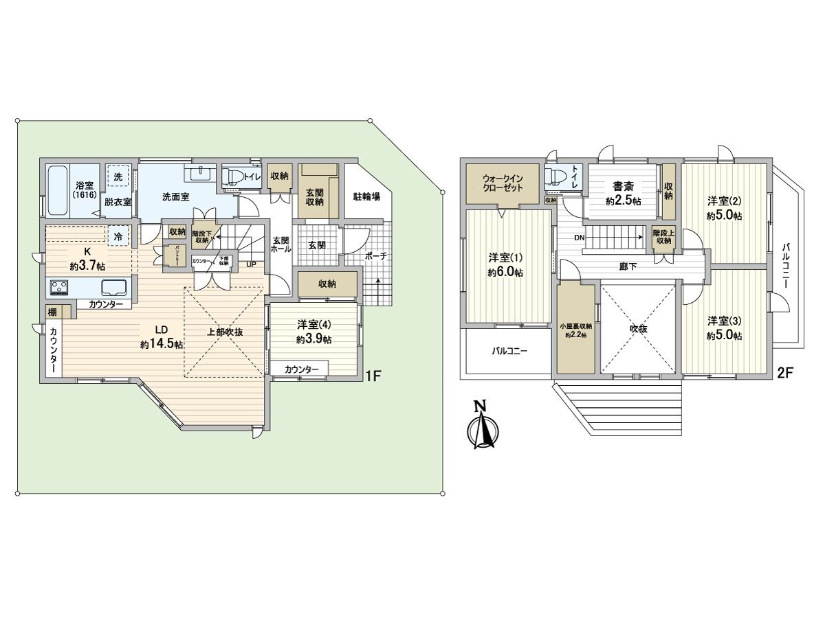 中川5丁目戸建 間取図 中川5丁目戸建 間取図