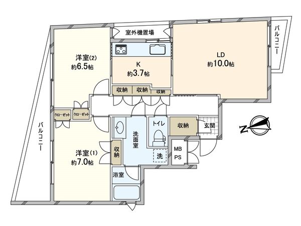 ブリーゼ由比ガ浜 間取図 ブリーゼ由比ガ浜 間取図