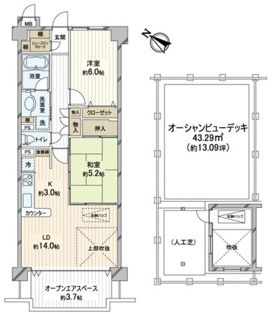グランシティ湘南海岸マリナージュスクエア 間取り グランシティ湘南海岸マリナージュスクエア 間取り