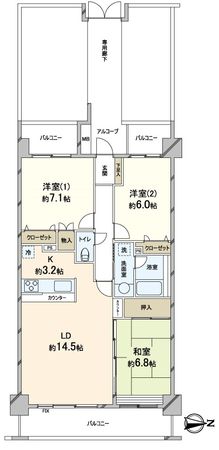 プレール鎌倉岡本 間取り プレール鎌倉岡本 間取り