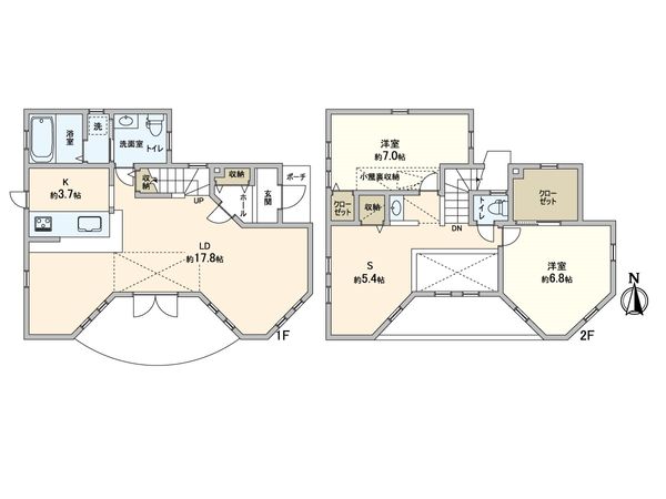東海岸南6丁目戸建 間取図 東海岸南6丁目戸建 間取図