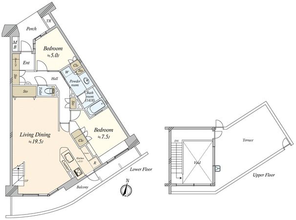湘南江ノ島パーク・ホームズシーサイドレジデンス 間取図 湘南江ノ島パーク・ホームズシーサイドレジデンス 間取図