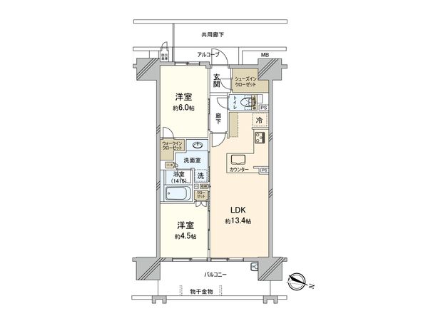 シエリア梅田豊崎 間取図(平面図) シエリア梅田豊崎 間取図(平面図)
