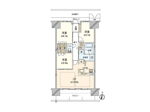 ローレルスクエアOSAKA LINK 間取図(平面図) ローレルスクエアOSAKA LINK 間取図(平面図)