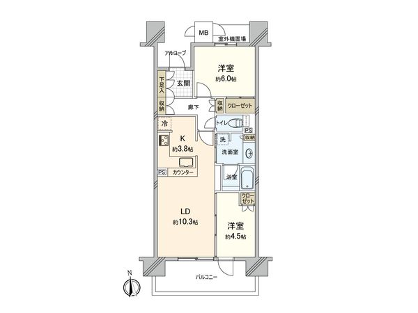 ジオ天六ツインタワーズ WEST棟 間取図 ジオ天六ツインタワーズ WEST棟 間取図