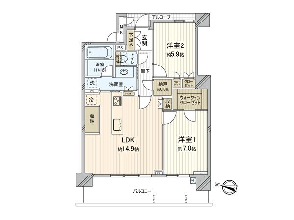 藤和シティホームズ茨木春日 間取図 藤和シティホームズ茨木春日 間取図