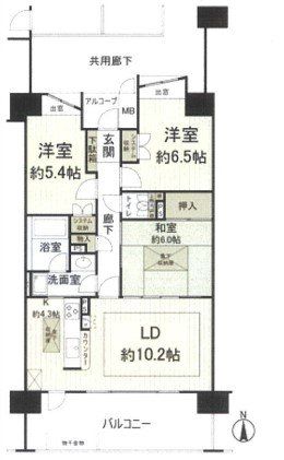 ジオメゾン新千里東町二番館 間取図 ジオメゾン新千里東町二番館 間取図