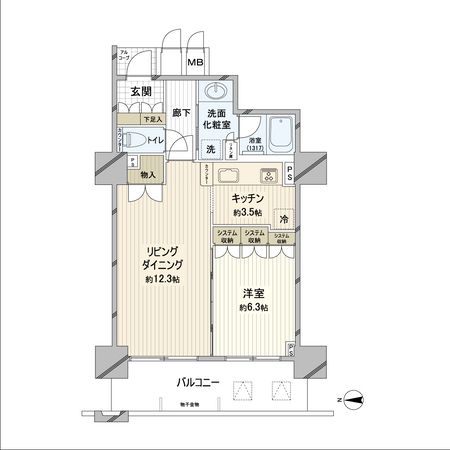 大阪福島タワー 間取図 大阪福島タワー 間取図