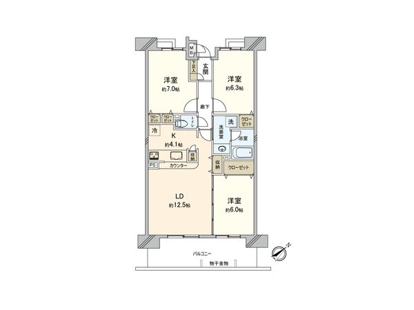 フォルム千里中央 間取図 フォルム千里中央 間取図