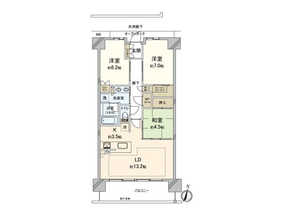 BrilliaCity千里津雲台 間取図 BrilliaCity千里津雲台 間取図