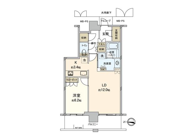 ジオタワー高槻ミューズガーデン 間取図(平面図) ジオタワー高槻ミューズガーデン 間取図(平面図)