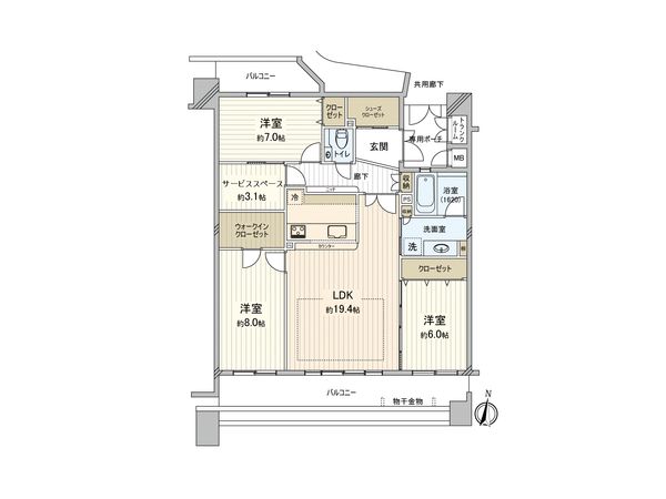 エスリード中津 間取図 エスリード中津 間取図