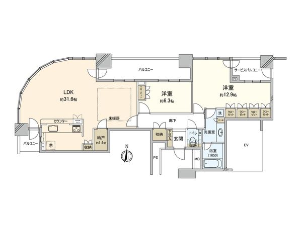 ザ・梅田タワー 間取図 ザ・梅田タワー 間取図