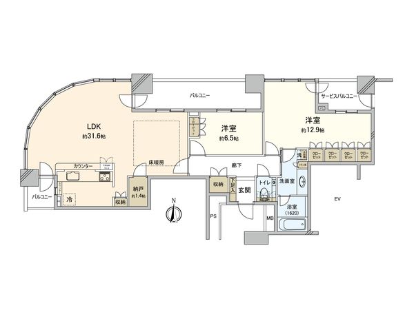 間取図(平面図) 間取図(平面図)