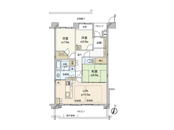新千里桜ヶ丘メゾンシティ四番館 間取図 新千里桜ヶ丘メゾンシティ四番館 間取図