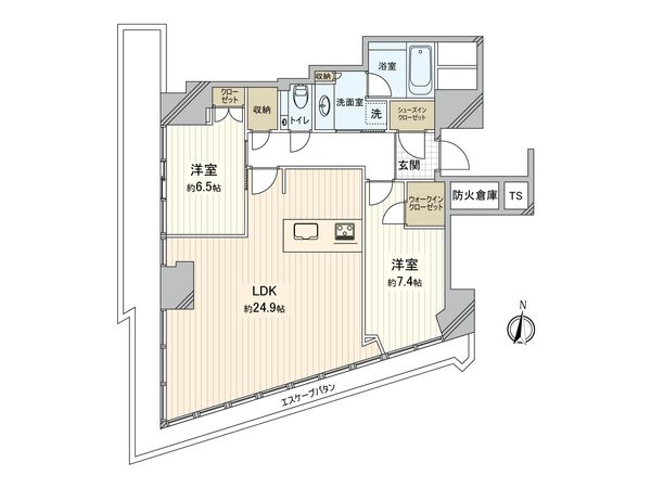 Brillia Tower 堂島 間取図(平面図) Brillia Tower 堂島 間取図(平面図)