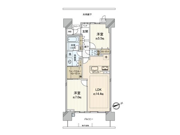 リバーガーデンシティアリス 間取図 リバーガーデンシティアリス 間取図