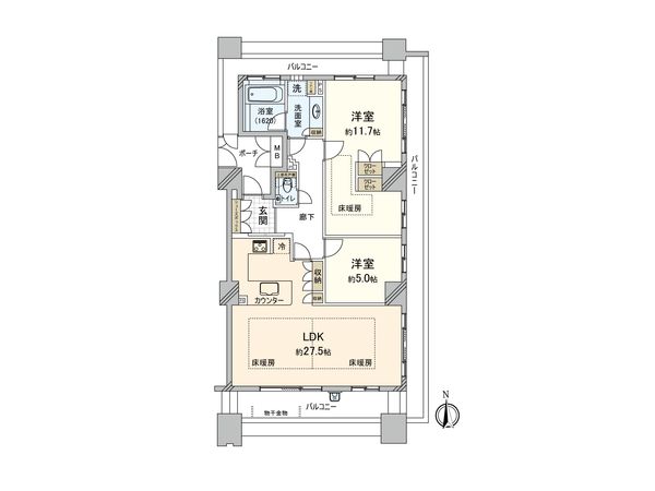 ロジュマンタワー大阪天満橋 間取図 ロジュマンタワー大阪天満橋 間取図