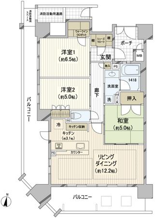 ザ・パークハウス梅田 間取図 ザ・パークハウス梅田 間取図