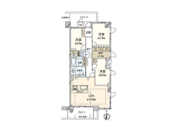間取図(平面図) 間取図(平面図)