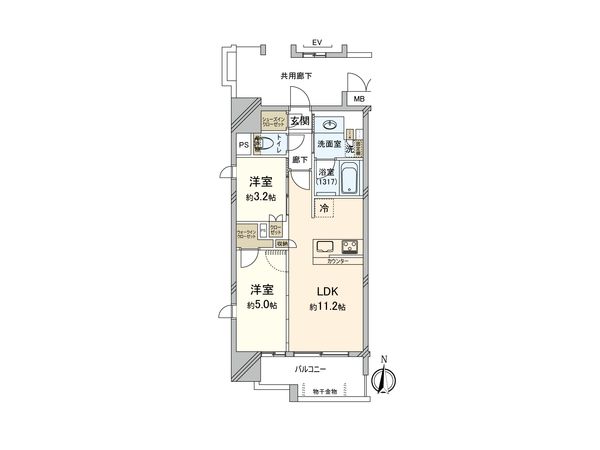 リビオレゾン南森町 間取図(平面図) リビオレゾン南森町 間取図(平面図)