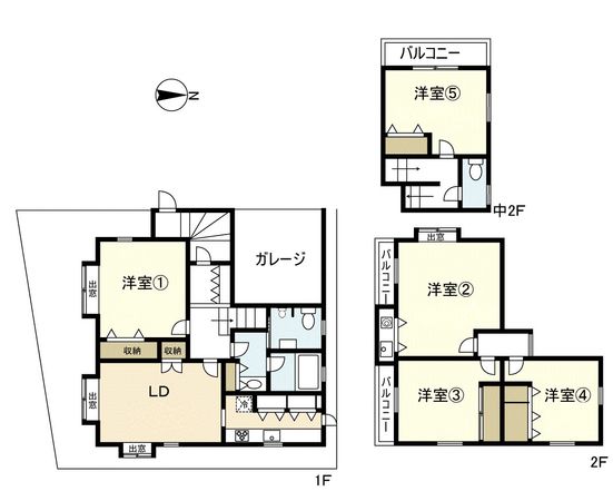 初台1丁目戸建 間取図 初台1丁目戸建 間取図