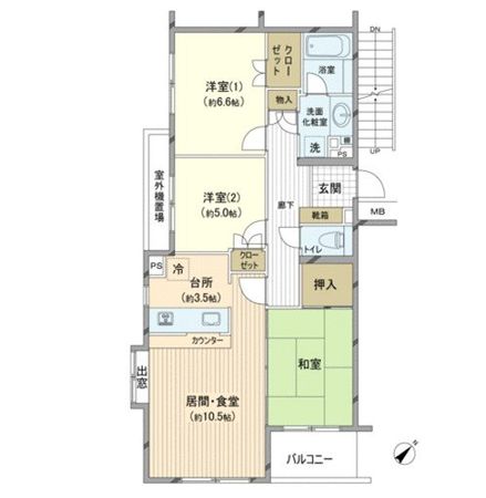 ステイツ二子玉川園 間取図 ステイツ二子玉川園 間取図