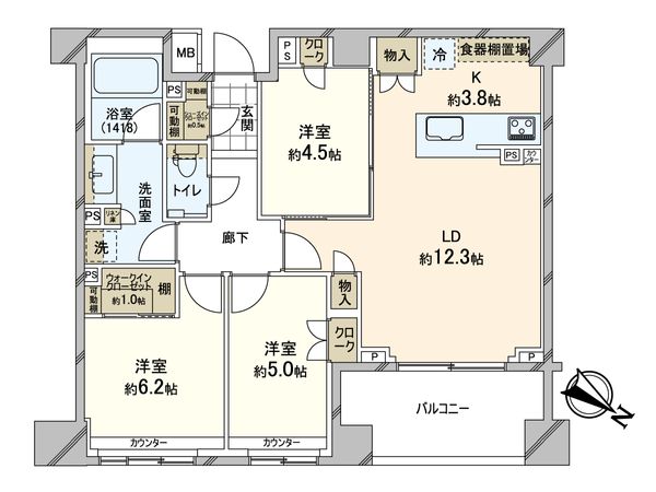 パークホームズ駒沢二丁目 間取図 パークホームズ駒沢二丁目 間取図