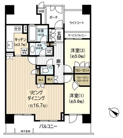 ヴィーナ・パルテール 間取図 ヴィーナ・パルテール 間取図