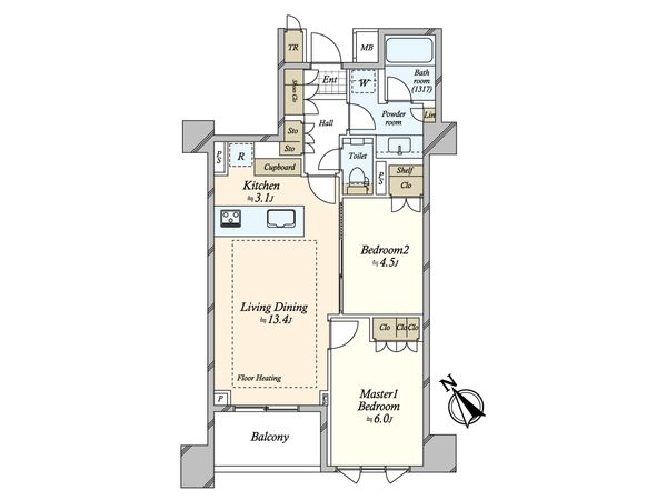 パークホームズ三軒茶屋一丁目 間取図 パークホームズ三軒茶屋一丁目 間取図