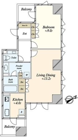 ライオンズ浜田山セントマークス 間取図 ライオンズ浜田山セントマークス 間取図