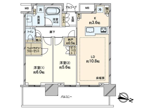 プラウドタワー目黒MARC 間取図 プラウドタワー目黒MARC 間取図