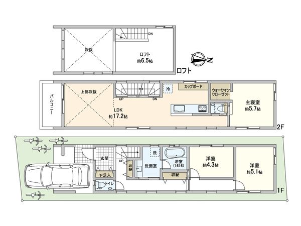 代田3丁目戸建 間取図 代田3丁目戸建 間取図