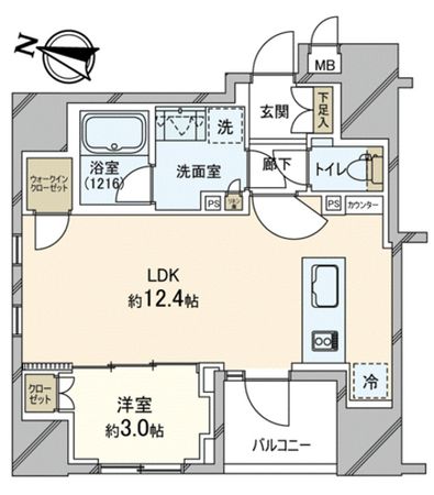プレミスト渋谷宮益坂 間取図 プレミスト渋谷宮益坂 間取図