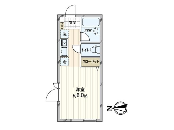 ミア カーサ下北沢 間取図 ミア カーサ下北沢 間取図